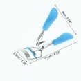 thumbnail image 2 of Unique Bargains 1 Pc Women Flat Handle Eyelash Curler for Business Travel Light Carbon Steel PS light Blue Color, 2 of 4
