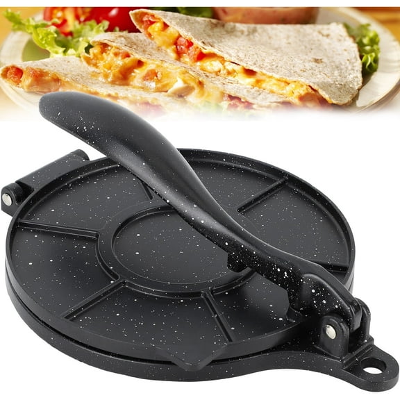 8 Inch Non-Stick Tortilla Press, Flour Corn Press Bakeware Tool DIY Dough Press Tortilla Maker, Kitchen Utensils for Tortillas, Paracones, Pizza, Pie, Patty