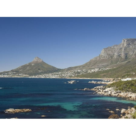 Camps Bay and Clifton Area, View of the Backside of Lion's Head, Cape Town, South Africa Print Wall Art By Cindy Miller (Best Bay Area Towns)