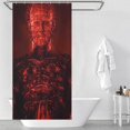 thumbnail image 3 of Pinhead Shower Curtain, Bath Curtain Bathroom Home Decor Waterproof Polyester for Bathroom with 12 Hooks 35.43x70.87Inch（90x180cm）, 3 of 8