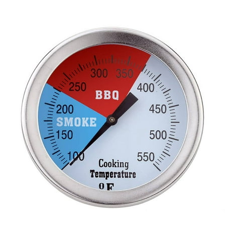

2pcs Stainless Steel BBQ Smoker Pit Grill Thermometer 100-550℉ Oven Food Meat Temp Gauge Household Cooking Tools