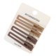 thumbnail image 1 of horquillas para el cabello con textura mate, diseño rectangular ondulado, pinzas para el cabello con dientes ajustados para una sujeción fuerte. Accesorios para el cabello de uso diario., 1 of 8