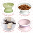 thumbnail image 4 of Tazones Elevados de Cerámica para Gatos kathson Anti Vómito 120 mL 4 Piezas, 4 of 7