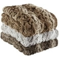thumbnail image 3 of Home Essence Ruched Fur Throw, 3 of 4