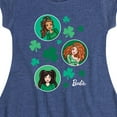 thumbnail image 3 of Barbie - St Paddys Collage - Toddler And Youth Girls Fit And Flare Dress, 3 of 4