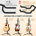 thumbnail image 4 of Soporte de guitarra CAHAYA plegable universal para acústica eléctrica, 4 of 7