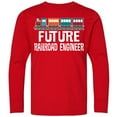 thumbnail image 3 of Inktastic Future Railroad Engineer Train Long Sleeve Youth T-Shirt, 3 of 5