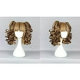 thumbnail image 5 of Unique Bargains Human Hair Wigs for Women 14" Curly Wig with Wig Cap Shoulder Length Brown, 5 of 6
