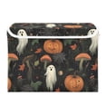 thumbnail image 7 of Yayeee Collapsible Cube Storage Bin with Lid Fabric Closet Decorative Basket with Handles, Autumn Ghost Pattern, 7 of 7