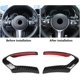 thumbnail image 4 of Decoración de lentejuelas para volante de coche, 2 piezas ABS cromado/fibra de carbono, marco decorativo para volante de coche, ajuste para volante, 4 of 5