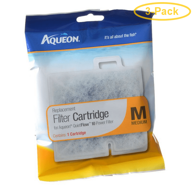 Aqueon QuietFlow Replacement Filter Cartridge Medium (1 Pack) Pack of