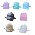 thumbnail image 4 of Minnieouse informal de moda para chicas y mujeres, transparente para adolescentes, bolsa de gelatina para estudiantes, bolsa de Carteras azul, 4 of 6