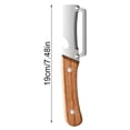 thumbnail image 2 of WUSUOWEI 1PC Stainless Steel Scallion Slicer,Advanced Functional Kitchen Vegetable Peeler,Heavy Duty Ergonomic Handle,Manual Vegetable Strip Cutter for Kitchen Prep,Kitchen Use,Veggie Peeler, 2 of 8