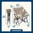 thumbnail image 6 of GCI Outdoor Pod Rocker Elite Folding Rocking Camping Chair, Aged Fatigue, 6 of 9