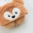 thumbnail image 3 of Oreiller à Capuche en Forme de U Oreiller de Voyage en Forme de U Oreiller de Cou en Forme de U Oreiller à Capuche en Forme de U Mignon en Coton PP pour Avion, 3 of 5