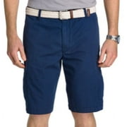 IZOD Men's Saltwater 10.5" Solid Washed Cargo Short (Cadet Navy, 42)