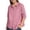 Pink, variant on Tqcoqu Button Down Shirts for Women Half Sleeve Collared Casual Loose Blouses Summer Vacation Tops with Chest Pocket,Green Women's M-XXXXL