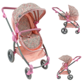 thumbnail image 1 of Carriolita de juguete para muñeca plegable con bambineto reversible INNANA 102014 ibaby lavanda, 1 of 7