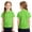 Light Green#01, variant on Grblisyd Girls Boys School Uniform Short Sleeve Polo Shirt Button Closure Comfortable & Soft Casual Back to School Clothes