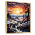 thumbnail image 2 of Designart "Aurora Borealis Aurora Euphony VI" Floral Floater Framed Canvas Print, 2 of 7