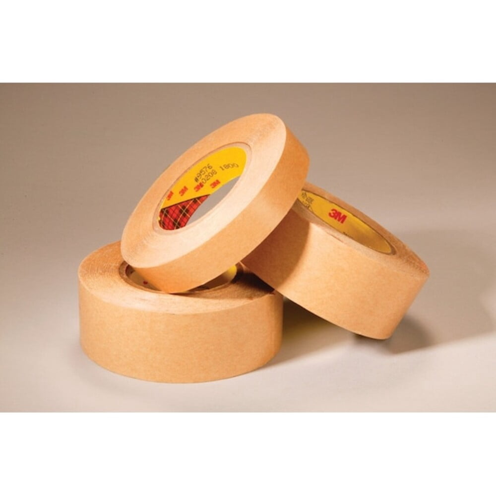 3M 9576 Double Coated Tape, Polypropylene, Pack 36