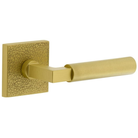 Viaggio Qadmltcon-Sth_Psg_238_Rh Motivo Right Handed Solid Brass Passage Door Lever Set -