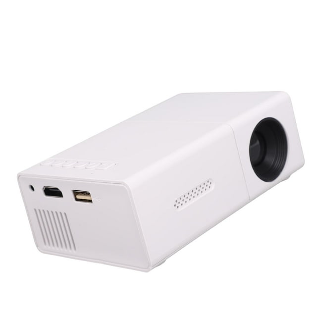 Mini Projector, 1080P HD Portable Projector with Auto Keystone Correction, 6000lm, LED Home Theater Projector with 3.5mm USB 2.0 High Definition Multimedia Interface