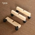 thumbnail image 6 of TISHITA Wooden Screen Base, Room Divider Stand, Office Support Feet, Divider, Wooden Frame, Dressing Room Panel Bracket, Screen Panel Feet Brown, 6 of 8