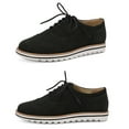 thumbnail image 6 of Mostsola Oxford Shoes for Women Lace up Wingtip Business Casual Shoes Retro Flats Derby Shoes, 6 of 8