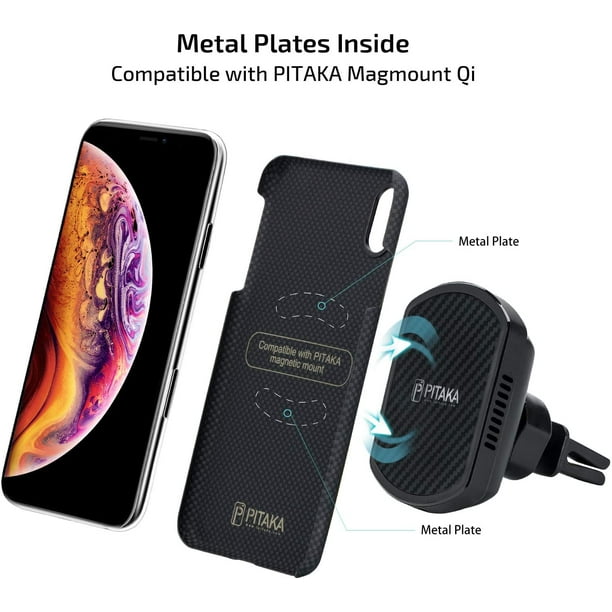 PITAKA Slim Case Compatible with iPhone Xs Max 6.5