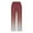 Red A, variant on Ashirexll Wide Leg Pants Women, Winter Women Pants, Solid Color Drawstring and Elastic Fake Waist Double Layer Double Pocket Casual Pants