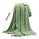 thumbnail image 3 of 130X150cm Super Soft Warm Solid Warm Fleece Blanket Rug Sofa Bedding, 3 of 5