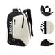 thumbnail image 4 of Bolsa de bádminton para mujer, bolsa de lona, ​​bolsa de almacenamiento ajustable, bolso de mano para guardar equipo. Beige, 4 of 9