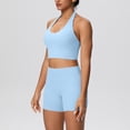 thumbnail image 2 of Two Piece Workout Sets For Women Tank Top Matching High Waist Booty Lifting Shorts Gym Yoga Active Wear Outfits, 2 of 5