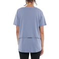thumbnail image 5 of Frostluinai Women's Oversize Nursing Breastfeeding Shirts Hidden Slit Double Layer Maternity Shirt Short Sleeve Loose Fit Maternity Tops, 5 of 7