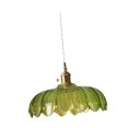 thumbnail image 3 of Pantalla de lámpara colgante con forma de flor Perfecl 25cm Verde, 3 of 8
