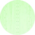 thumbnail image 1 of Ahgly Company Indoor Round Solid Green Modern Area Rugs, 6' Round, 1 of 1