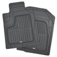 thumbnail image 2 of Motor Trend Performance Plus Rubber Car Floor Mats - Heavy Duty Semi-Custom All-Weather Liners - 4pc Set, 2 of 8