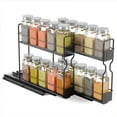 thumbnail image 6 of SpaceAid Pull Out Spice Rack Organizer with 20 Jars, 2 Drawers 2-Tier, 5.2" W x10.75 D x10 H, 6 of 7