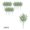 White, variant on Virelaxpo 12Pcs Artificial Monstera and Gypsophila Flower Stems for Home Living Room Office Vase Filler Decor