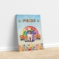 thumbnail image 3 of Devon Rex Celebrates Rainbow Pride Month LGBT LGBTQ+ Vertical Matte Canvas Poster Cat Lover Kitten Owner Gifts Wall Art Home Decor - 01003, 3 of 5