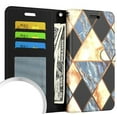 thumbnail image 3 of For Motorola Moto G Play XT2093DL 2021 Wallet Pouch Cover Cell Phone Case - Marble Black, 3 of 5