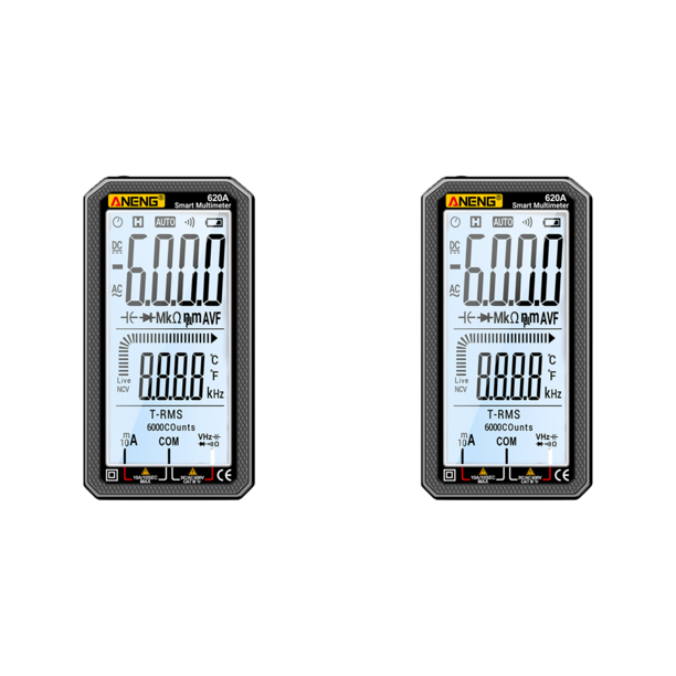 Multímetro Digital 6000 Cuentas Transistor Ohm Hz Medidor Capacitancia ()