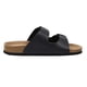 thumbnail image 4 of cUSHIONAIRE Sandalia con plantilla de corcho Lane para mujer con comodidad NEGRO OILY 7, 4 of 5