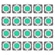 thumbnail image 1 of 20 Pcs 12x12x7.3 mm Tactile Push Button Switches with LED Momentary Tactile Push Button Green, 1 of 5