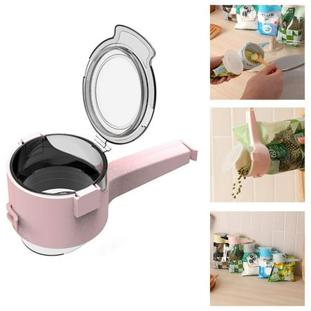 

Fragarn Bag Clips For Sealing Clips With Pour Spouts Kitchen Plastic Seal Pour Food Storage Bag Clip