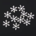 thumbnail image 4 of 10pcs de Cristal Nieve Costura Pelo Decoración Artesanía para Regalo Navidad Bricoje 14 mm Sunnimix Taladro de copo de nieve botón, 4 of 7
