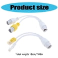 thumbnail image 5 of Two Way Ethernet PoE Splitter RJ45 Networking Cabling Adapter for Camera Setups, 5 of 7