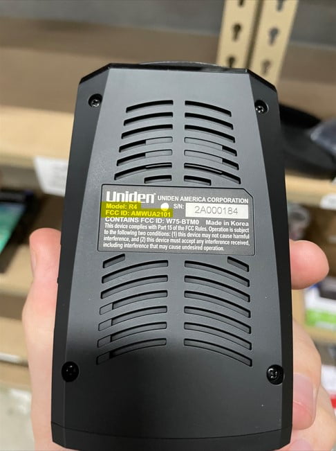 Uniden R4 R4 Extreme Long-Range Radar/Laser Detector with Voice Alert
