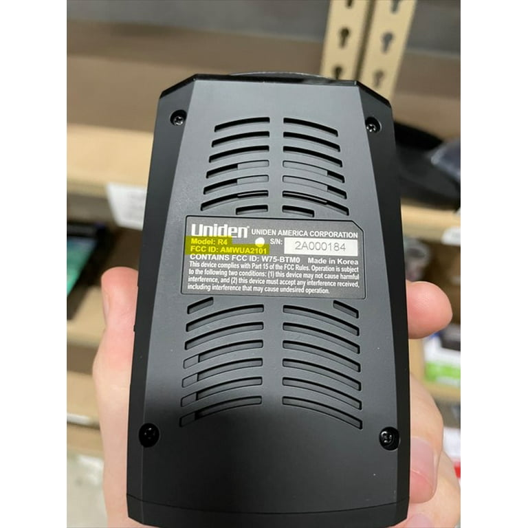 Uniden R4 Extreme Long-Range Radar/Laser Detector with Voice Alert